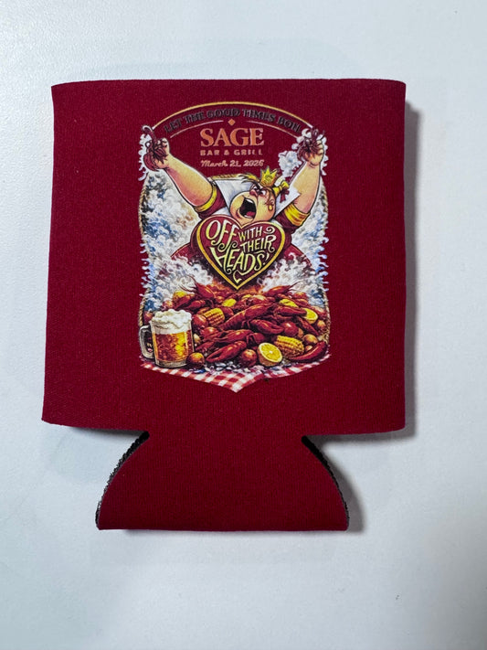 SAGE Crawfish Koozie - Red