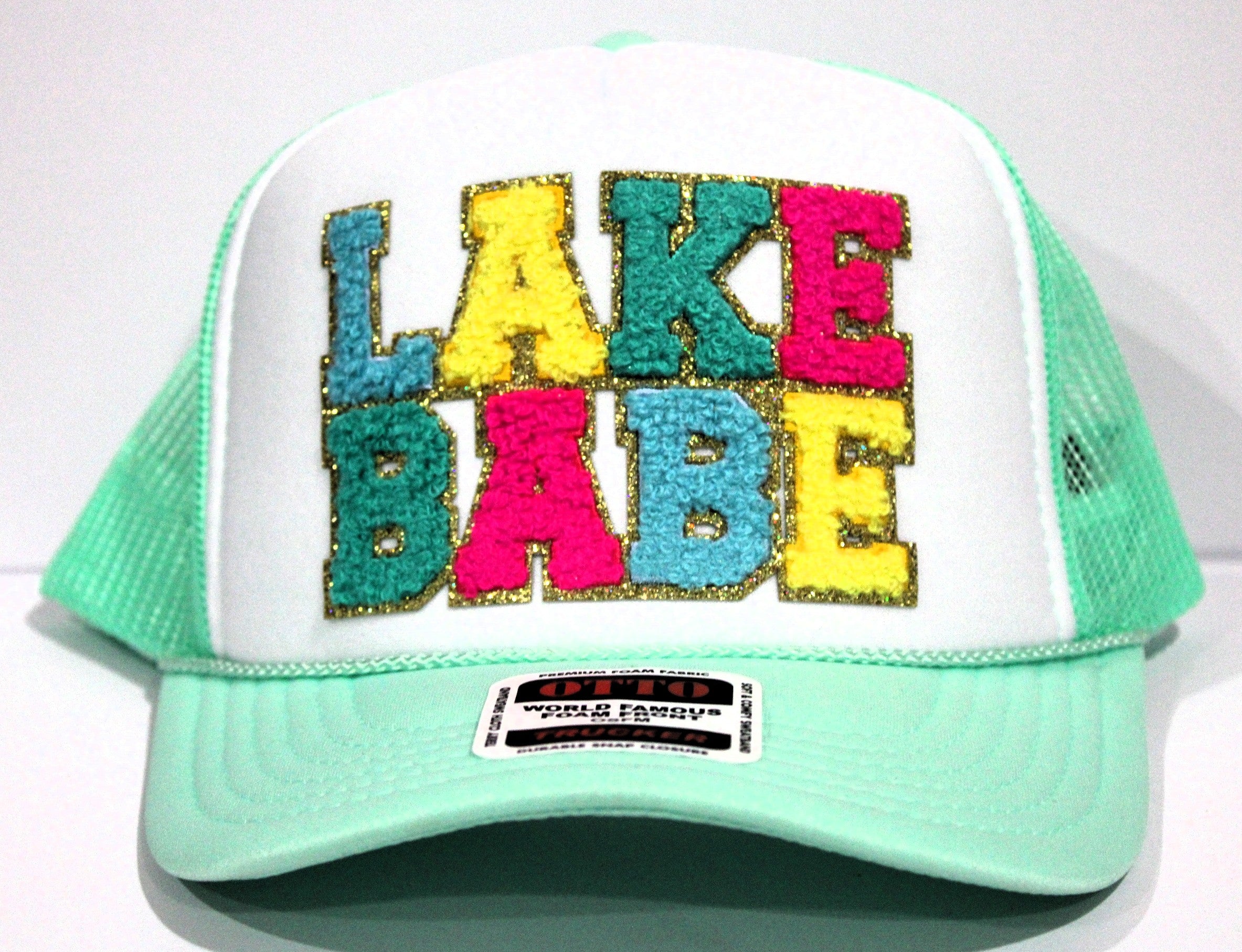 Lake Days - Chenelle - OTTO - Patch Hat - Mint/White – River