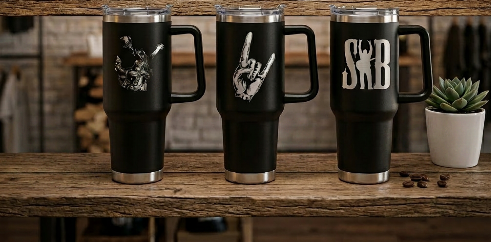 SB Creations - 40oz Tumbler Black