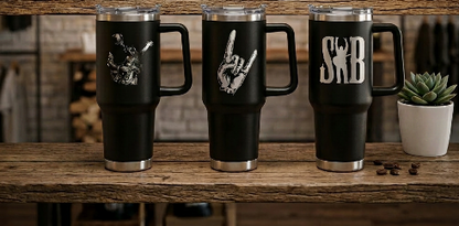 SB Creations - 40oz Tumbler Black