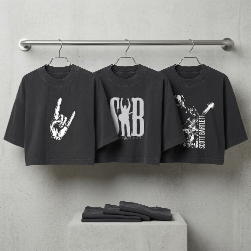 SB Creations Cropped Tee - Black