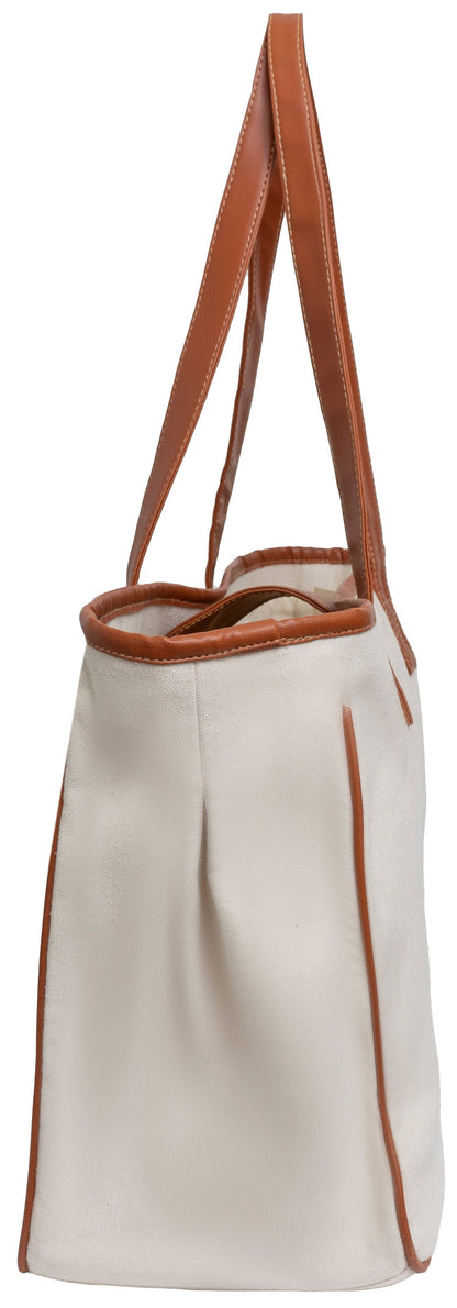 Magid Canvas Slogan Tote "LAKE LIFE"