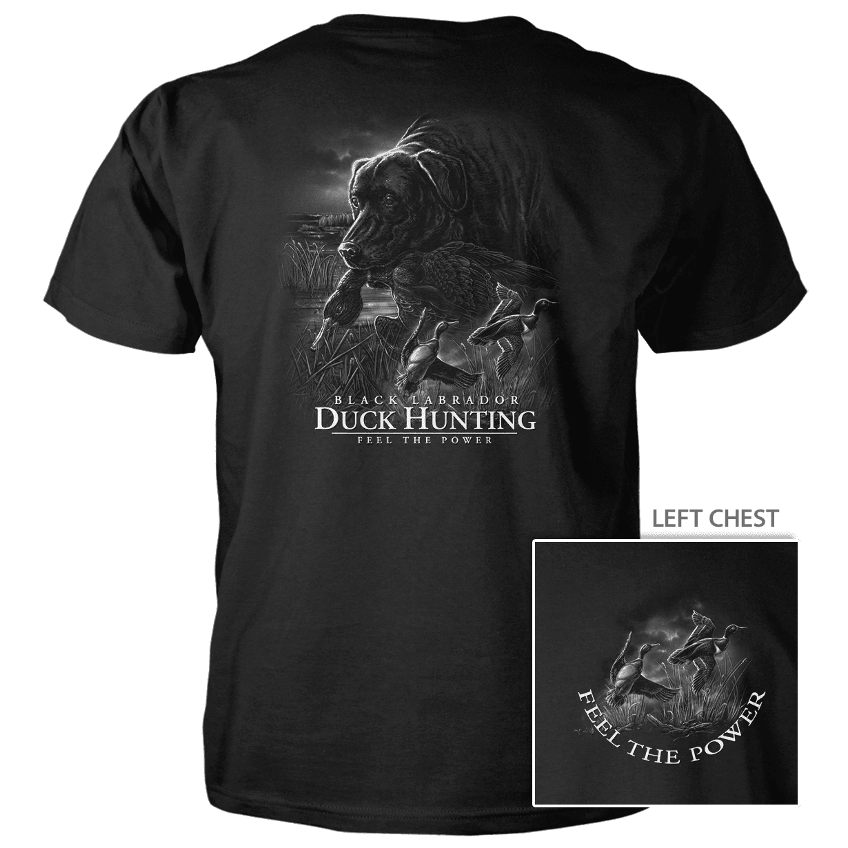 Lab Duck Hunting - Graphic T-Shirt