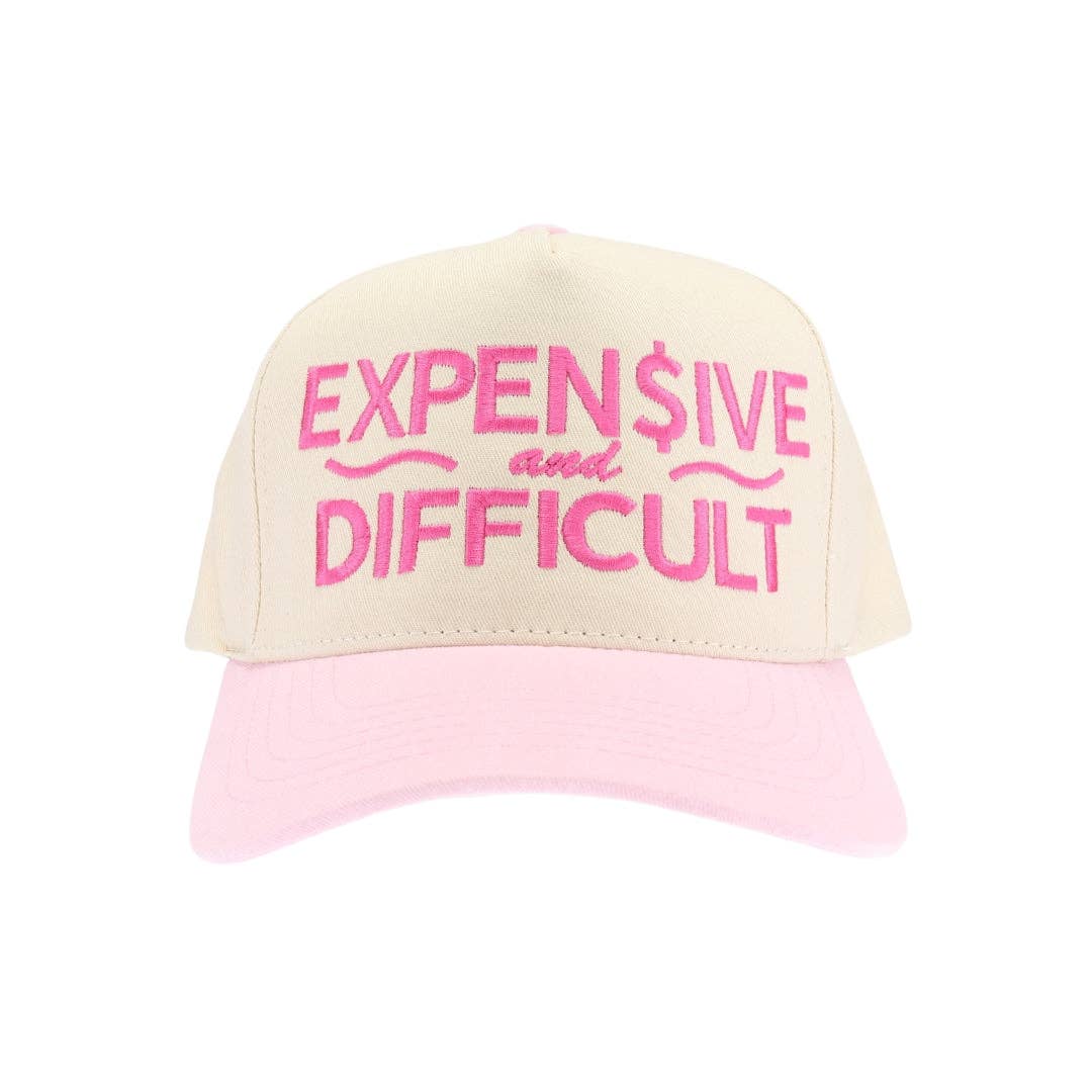 Expensive and Difficult Embroidered Trucker Hat