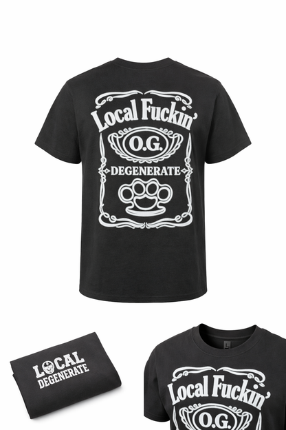 Degenerate Dirtbag T-Shirt - Black